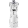 Saleiro PEUGEOT VITTEL acrílico transparente 16 cm, moinho manual para uso à mesa