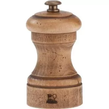 Saleiro PEUGEOT Bistro Antique 10 cm, madeira, moinho manual