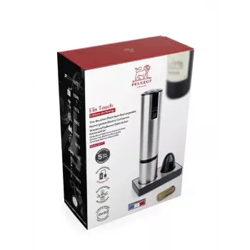 Abridor de garrafas Peugeot Saveurs Elis Touch aço inoxidável