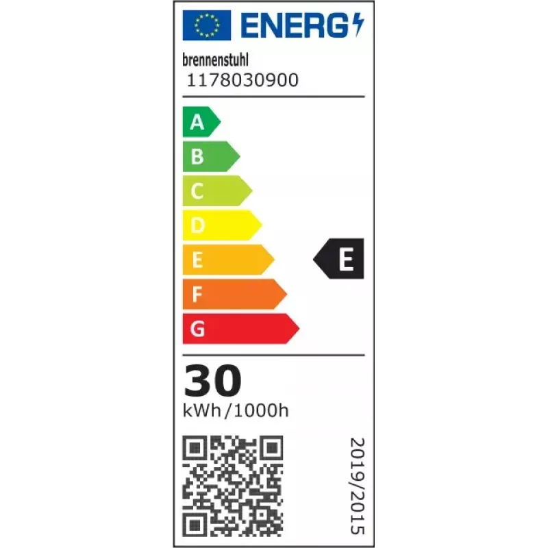 Holofote Brennenstuhl 1178030900 cinzento 30W LED IP44 metal
