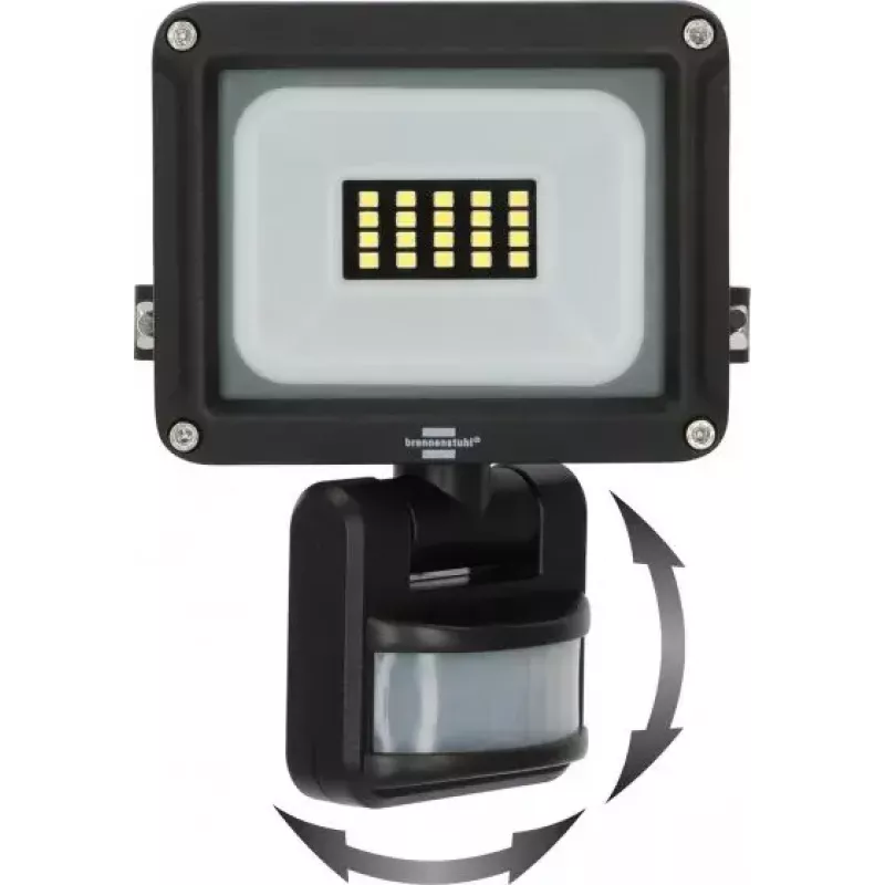 Projetor LED Brennenstuhl JARO 1060 P 10W 1150lm IP65 com detetor de movimento