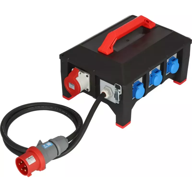 Unidade de distribuição de energia Brennenstuhl BSV 5-32A RCD 9 tomadas AC preto