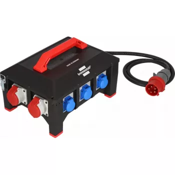 Unidade de distribuição de energia Brennenstuhl BSV 5-32A RCD 9 tomadas AC preto