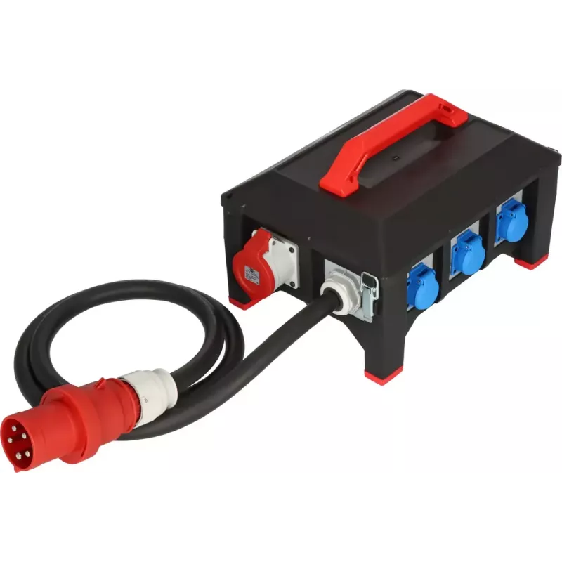 Unidade de distribuição de energia Brennenstuhl BSV 5-63A 9 tomadas AC 400V 63A