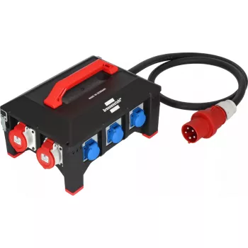 Unidade de distribuição de energia Brennenstuhl BSV 5-63A 9 tomadas AC 400V 63A