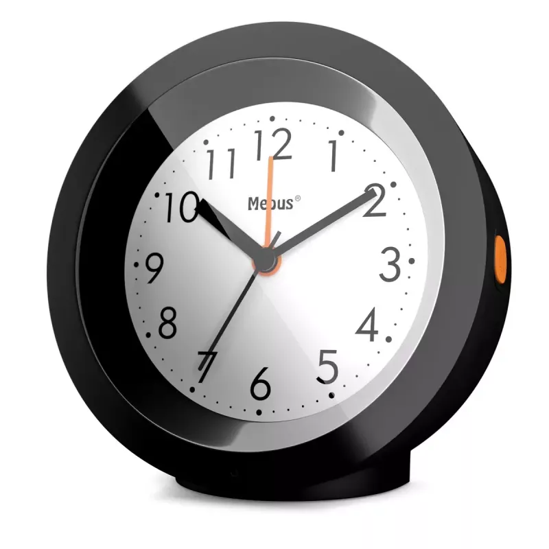 Despertador de quartzo Mebus 25628 preto