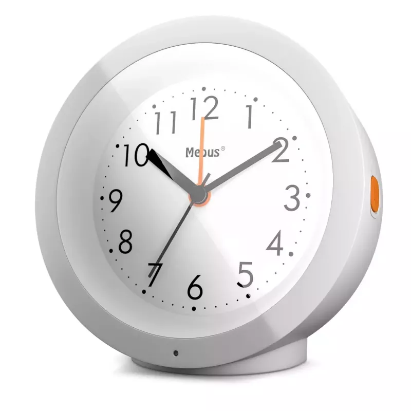 Despertador de quartzo Mebus 25629 branco
