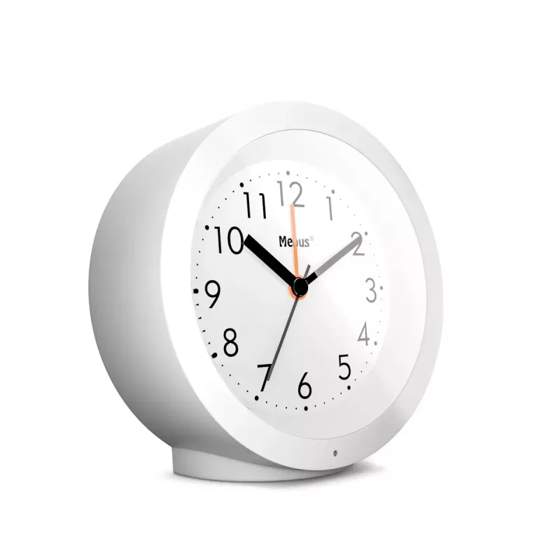 Despertador de quartzo Mebus 25629 branco