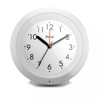 Despertador de quartzo Mebus 25629 branco