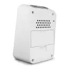 Despertador digital Mebus 25800 branco retangular com retroiluminação azul