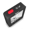 Despertador digital Mebus 25801 preto esférico pilha AAA