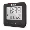 Despertador digital Mebus 25801 preto esférico pilha AAA