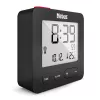 Despertador digital Mebus 25801 preto esférico pilha AAA