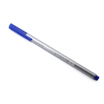 Caneta de feltro fina Staedtler triplus 334 azul