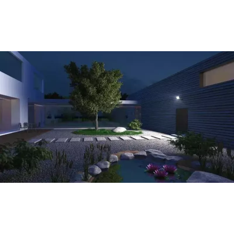 Aplique de parede LED STEINEL XLED ONE 23,5 W branco quente com sensor PIR
