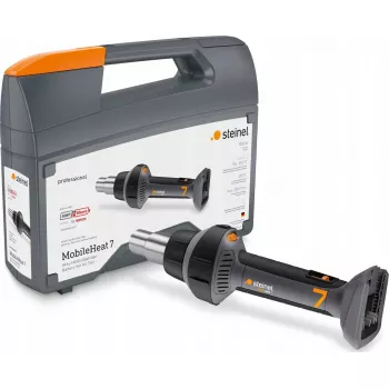 Bateria Steinel MobileHeat 7 (MH 7 SOLO) soprador de ar quente a bateria, sem bateria e carregador, com mala