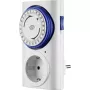 Temporizador analógico REV 0025400103 WS – temporizador de parede mecânico, branco