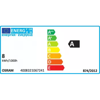Tubo fluorescente Osram Lumilux T5 Short 8 W G5 branco frio 430 lm