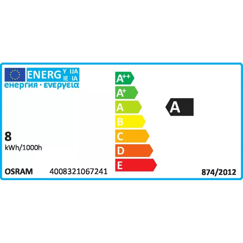 Tubo fluorescente Osram Lumilux T5 Short 8 W G5 branco frio 430 lm