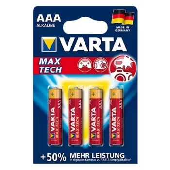 Pilha descartável Varta 04703110404 AAA alcalina