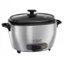 Panela de arroz Russell Hobbs Maxicook 5L 1000W preto aço inoxidável