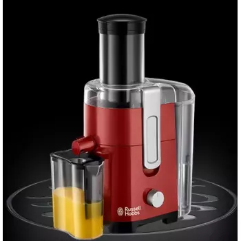 Centrifugadora Russell Hobbs 24740-56 550 W vermelha 0,75 L depósito de sumo 2 L depósito de polpa lâmina de aço inoxidável