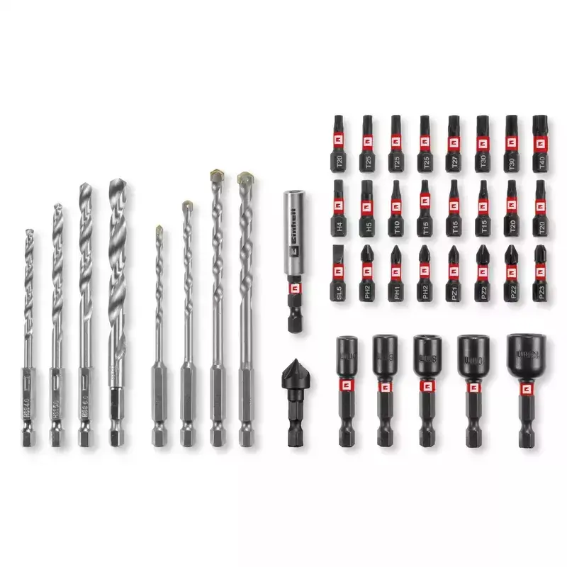 Conjunto de brocas Einhell 49108763 39 peças 25 mm de comprimento
