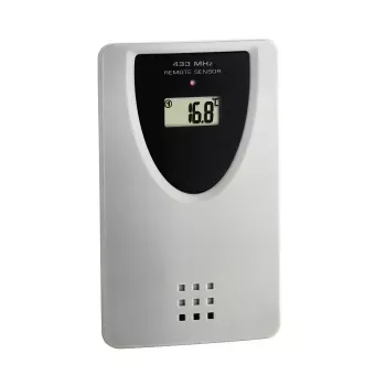 TFA-Dostmann 60.4510.01 relógio de parede com rádio, preto