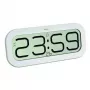 Relógio digital TFA-Dostmann 60.4514 oval branco LCD 321mm