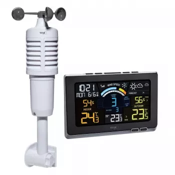 TFA-Dostmann 35.1140.01 Spring Breeze estação meteorológica sem fios, preto