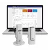 Sensor ambiental TFA WeatherHub Smart Home sem fios — temperatura e humidade, Wi-Fi, alimentação por rede/pilha (AAA), 40×28×104 mm