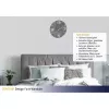 Relógio de parede TFA-Dostmann CONTOUR redondo cinzento branco 35 cm