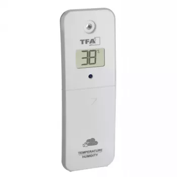 TFA-Dostmann VIEW METEO preto a pilhas Wi-Fi humidade 10-99%