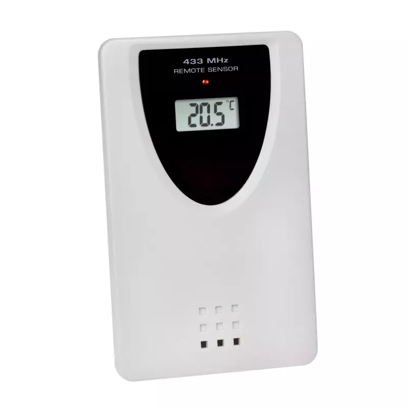 Despertador digital TFA-Dostmann 60.4518.08 madeira LCD 433 MHz