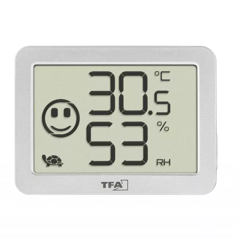 Sensor de temperatura e humidade interior TFA-Dostmann 30.5055.02 autónomo sem fios