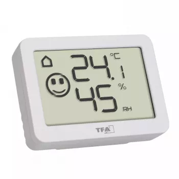 Sensor de temperatura e humidade interior TFA-Dostmann 30.5055.02 autónomo sem fios