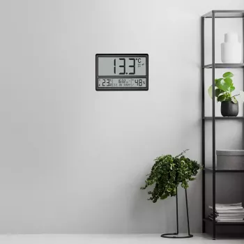 Despertador digital TFA-Dostmann 60.4523.01 preto LCD