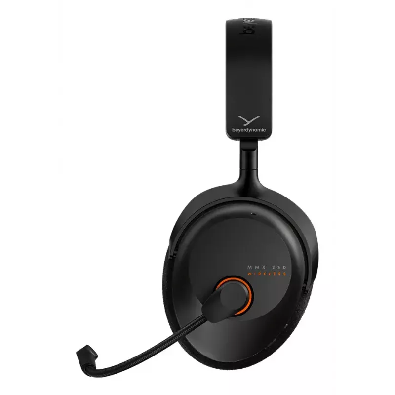 Headset Beyerdynamic MMX 230 — com fios e sem fios, USB-C, Bluetooth, circumaural, 20–20000 Hz, cabo de 1,8 m, preto
