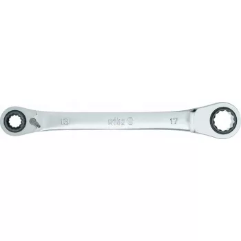 Wiha 45421 chave de caixa dupla com catraca, 10-19 mm