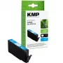 Cartucho de tinta KMP compatível High (XL) Yield ciano para Canon, MPN 1518,4003, 10,5 ml, ~698 páginas