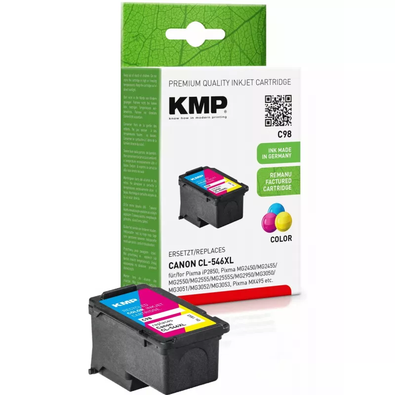 Cartucho KMP Canon CL546XL cor