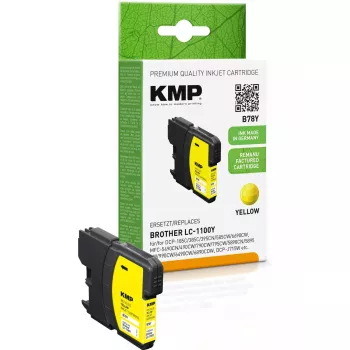 Cartucho KMP Brother LC-1100Y amarelo recondicionado