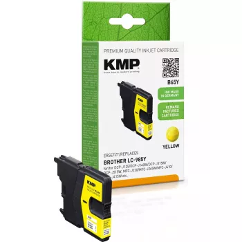 Cartucho KMP Brother LC-985Y amarelo recondicionado