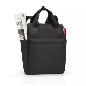 Mala de ombro Reisenthel allrounder R poliéster preto mulher 12 L