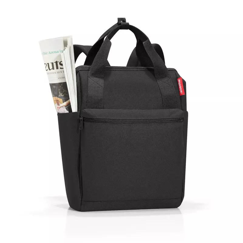 Mala de ombro Reisenthel allrounder R poliéster preto mulher 12 L