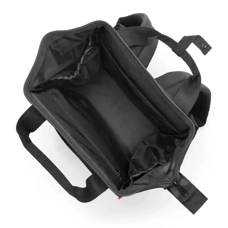Mala de ombro Reisenthel allrounder R poliéster preto mulher 12 L