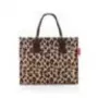 Saco tote Reisenthel daily shopper preto castanho poliéster