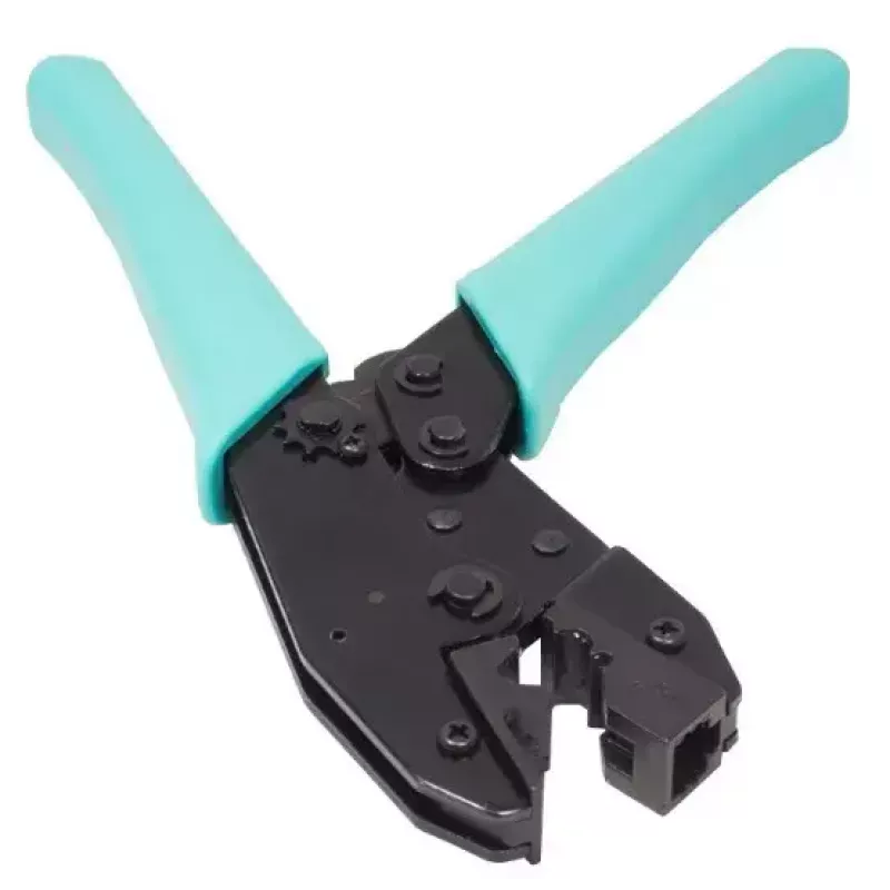 Alicate de cravar para cabos Alcasa GC-N0096 preto azul