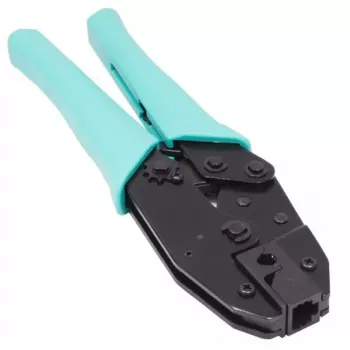 Alicate de cravar para cabos Alcasa GC-N0096 preto azul