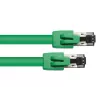 Cabo de rede Alcasa 8080-075G verde 7,5 m Cat8.1 S/FTP
